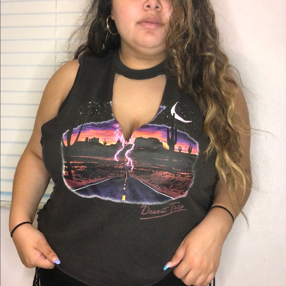 Plus Size Low Neckline Crop Top!
